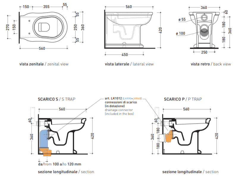 ЧертежVilleroy&Boch Omnia Architectura (5684H101)