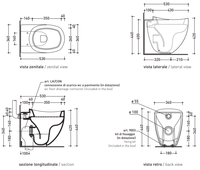 ЧертежVilleroy&Boch Omnia Architectura (5684H101)