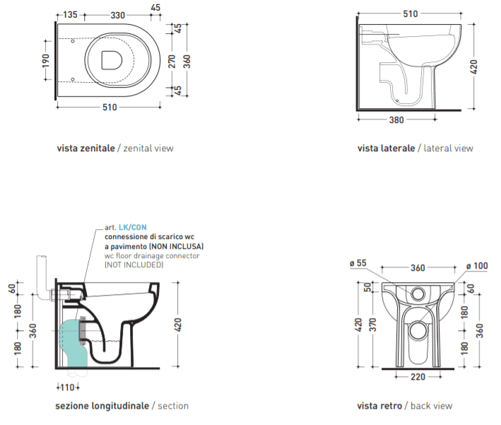 ЧертежVilleroy&Boch Omnia Architectura (5684H101)
