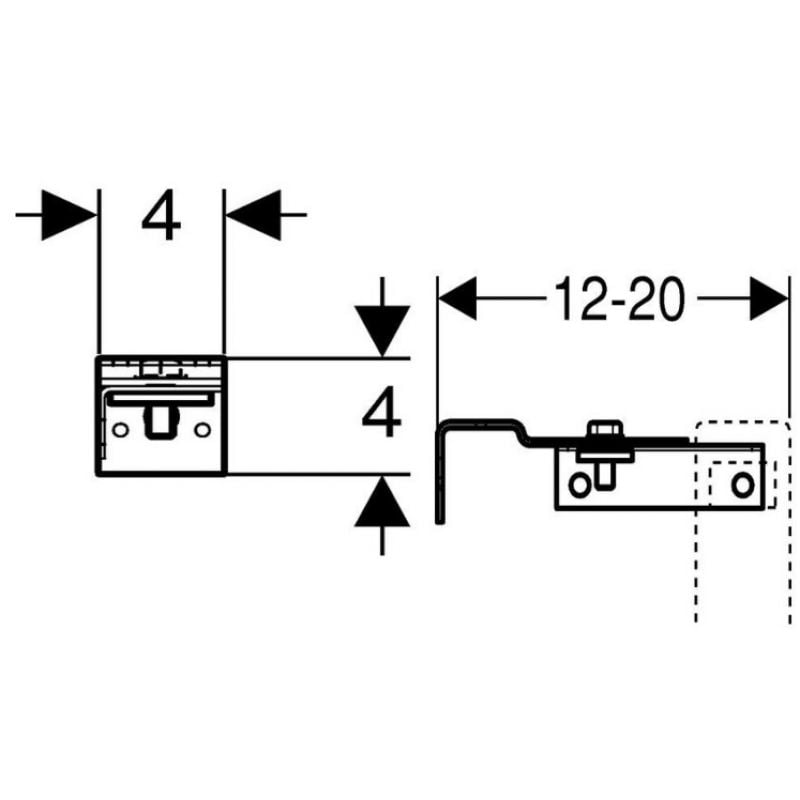 ЧертежGeberit Duofix (111.815.00.1)