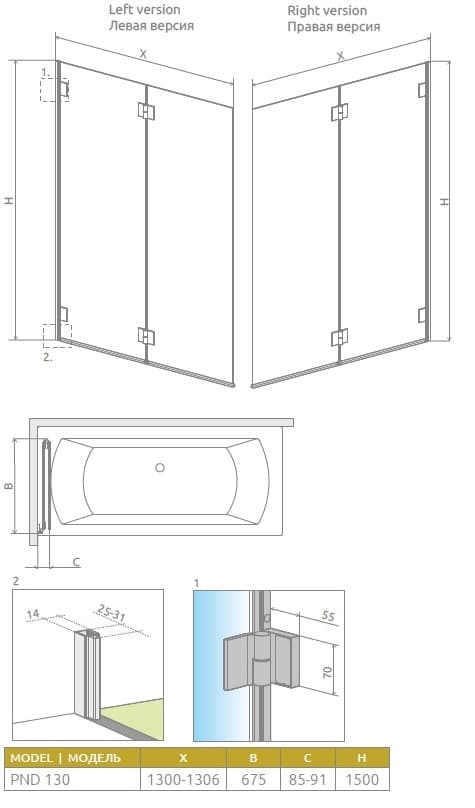 Схема Radaway Carena PND 130