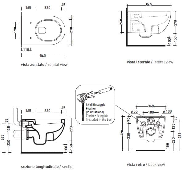 ЧертежVilleroy&Boch Omnia Architectura (5684H101)