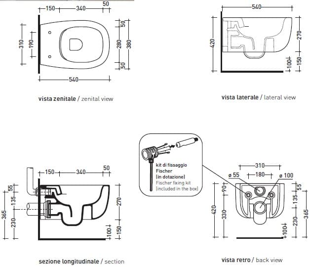 ЧертежVilleroy&Boch Omnia Architectura (5684H101)