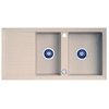 Гранитная мойка Marmorin CIRE Sand (375213007) Врезные сверху Прямоугольные Бежевый, Коричневый