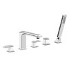 Смеситель для ванны Gessi Eleganza (46040-031) Для ванны Хром