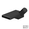 Смеситель для раковины Dornbracht Deque, matt black (33521740-33) Для раковины Черный