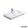 Керамическая раковина 80 см Duravit 2nd floor (0491800000) На полупьедестал, На пьедестал, Подвесные Прямоугольные