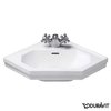 Керамическая раковина 59,5 см Duravit 1930 (0793420000) Подвесные Угловые симметричные