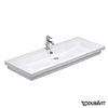 Керамическая раковина шлифованная 120 см Duravit 2nd floor (0491120027) На столешницу, На тумбу Прямоугольные