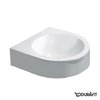 Керамическая раковина 36 см Duravit Architec (0766350000) Подвесные Полукруглые