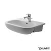 Керамическая раковина 55 см Duravit D-Code (0339550000) На столешницу, На тумбу, Полувстраиваемые Полукруглые