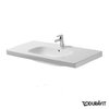 Керамическая раковина 105 см Duravit D-Code (0342100000) На полупьедестал, На пьедестал, На столешницу, На тумбу Прямоугольные