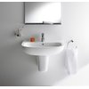 Керамічна раковина 65 см Duravit D-Code (2310650000) На напівп'єдестал, На п'єдестал, Підвісні 