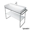 Консоль металева підлогова 106,5 см Duravit DuraSquare, чорний матовий (0031034600) Duravit Консоль