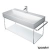 Стеклянная полочка 97 см Duravit DuraSquare, белая (0099658300) Duravit Полки