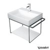 Консоль металева підвісна 66,5 см Duravit DuraSquare, чорний матовий (0031024600) Duravit Консоль