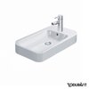 Керамическая раковина 65 см Duravit Happy D.2 (2317650000) На столешницу, На тумбу Прямоугольные
