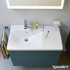 Керамическая раковина 85 см Duravit P3 Comforts (2333850000) На полупьедестал, На пьедестал, На столешницу, На тумбу, Подвесные Асимметричные, Прямоугольные