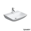 Керамическая раковина 55 см Duravit ME by Starck (2335550000) На полупьедестал, На пьедестал, Подвесные Прямоугольные
