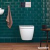 Підвісний безободковий укорочений унітаз з кришкою Duravit Rimless ME by Starck (45300900A1) Підвісні 