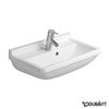 Керамічна раковина 55 см Duravit Starck 3 (0301550000) На напівп'єдестал, Підвісні 