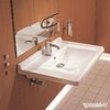Керамическая раковина 70 см Duravit Starck 3 (0309700000) На полупьедестал, На пьедестал, Подвесные Прямоугольные