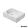 Керамическая раковина 61,5 см Duravit Scola (0684600000) На консоль, Подвесные Асимметричные, Прямоугольные
