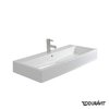 Керамическая раковина 100 см Duravit Vero, белая (0454100027) На столешницу, На тумбу Прямоугольные