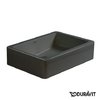 Керамическая раковина 50 см Duravit Vero, черная (0455500800) На столешницу, На тумбу Прямоугольные