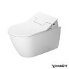 Подвесной безободковый унитаз Duravit Rimless Darling New SensoWash (2563590000) Подвесные 
