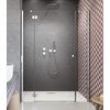Душові двері Radaway Torrenta DWJS 180 L (320812-01-01L + 320443-01-01) двери Розпашні назовні тон стекла Прозоре 