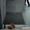 Душевой поддон каменный 100х90 Duravit Stonetto, антрацит (720166680000000) Мелкие Черный
