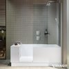 Ванна каменная 170х75 Duravit Shower + Bath (700404000000000) Duravit Прямоугольные
