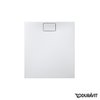 Душовий піддон кам'яний 90х80 Duravit Stonetto, білий (720145380000000) Дрібні Білий