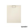Душовий піддон кам'яний 100х80 Duravit Stonetto, пісочний (720147480000000) Дрібні Пісочний