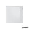 Душевой поддон каменный 90х90 Duravit P3 Comforts (720154000000000) Мелкие Белый