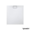 Душевой поддон каменный 100х90 Duravit Stonetto, белый (720166380000000) Мелкие Белый