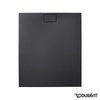Душовий піддон кам'яний 120х100 Duravit Stonetto, антрацит (720168680000000) Дрібні Чорний