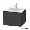 Тумба подвесная 60х51,6 Duravit Delos, графит матовый (DL623104949) Duravit Тумбы
