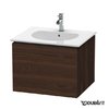 Тумба подвесная 60х51,6 Duravit Delos, орех брашированный (DL623106969) Duravit Тумбы