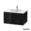 Тумба подвесная 80х54,1 Duravit Delos, черный глянцевый (DL623204040) Duravit Тумбы