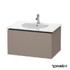 Тумба подвесная 80х54,1 Duravit Delos, базальт матовый (DL623204343) Duravit Тумбы