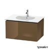 Тумба подвесная 80х54,1 Duravit Delos, оливково-коричневый глянцевый (DL623206161) Duravit Тумбы