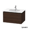 Тумба подвесная 80х54,1 Duravit Delos, орех брашированный (DL623206969) Duravit Тумбы