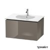 Тумба подвесная 80х54,1 Duravit Delos, фланелево-серый глянцевый (DL623208989) Duravit Тумбы