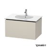 Тумба подвесная 80х54,1 Duravit Delos, серо-коричневый (DL623209191) Duravit Тумбы