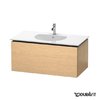 Тумба подвесная 100х54,1 Duravit Delos, дуб брашированный (DL623301212) Duravit Тумбы