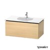 Тумба подвесная 100х54,1 Duravit Delos, дуб средиземноморский (DL623307171) Duravit Тумбы