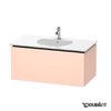 Тумба підвісна 100х54, 1 Duravit Delos, абрикосовий перли шовковисто-матовий (DL623302020) Duravit Тумби