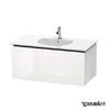 Тумба подвесная 100х54,1 Duravit Delos, белый глянцевый (DL623302222) Duravit Тумбы